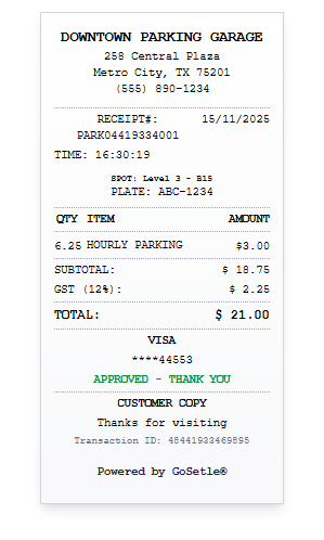 Read more about the article Parking Receipt Format: How to Create Parking Receipts Online (Free PDF /PNG Generator)