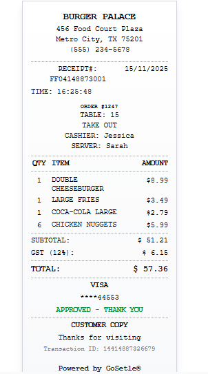 Read more about the article Fast Food Receipt Format: How to Create Fast Food Receipts Online (Free PDF/PNG Generator)