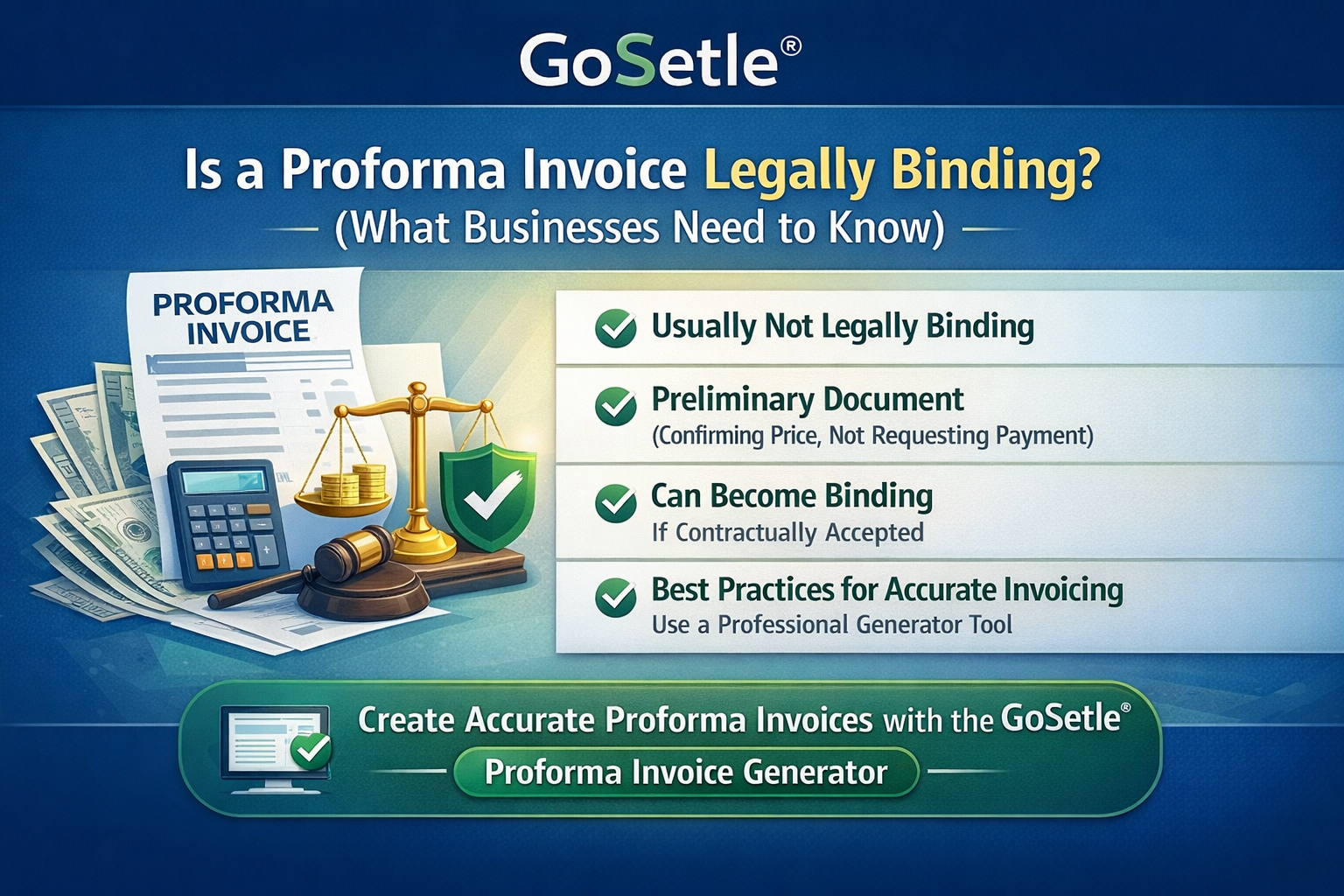 Read more about the article Is a Proforma Invoice Legally Binding? What Businesses Need to Know