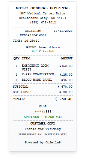 Read more about the article Medical Receipt Format: How to Create Medical Receipts Online (Free PDF Generator)