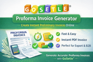 Read more about the article Proforma Invoice Generator – Meaning, Format, Example & Online | GoSetle®